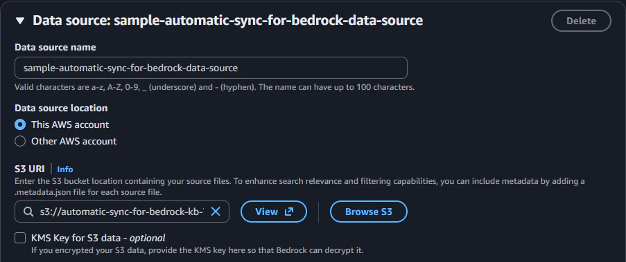Data source name