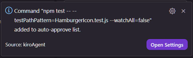 auto-approve list