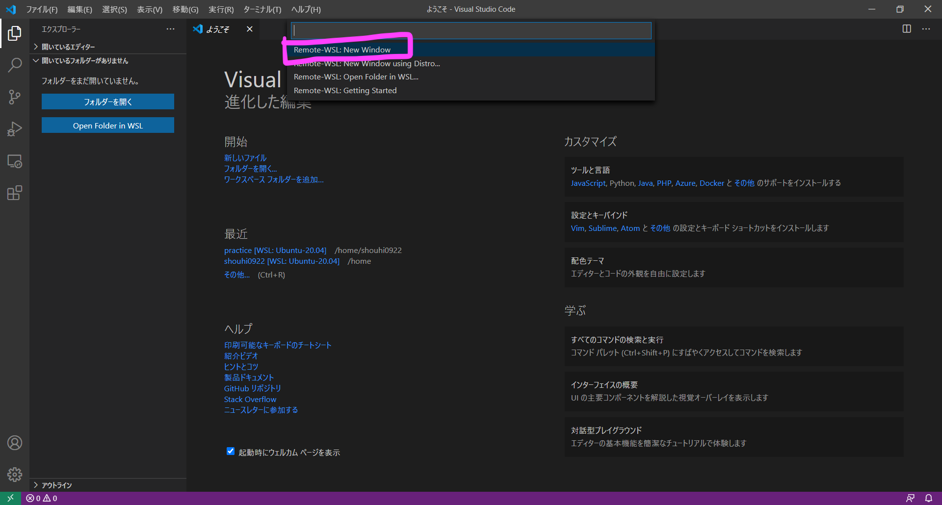 ようこそ - Visual Studio Code 2020_11_17 12_58_18.png