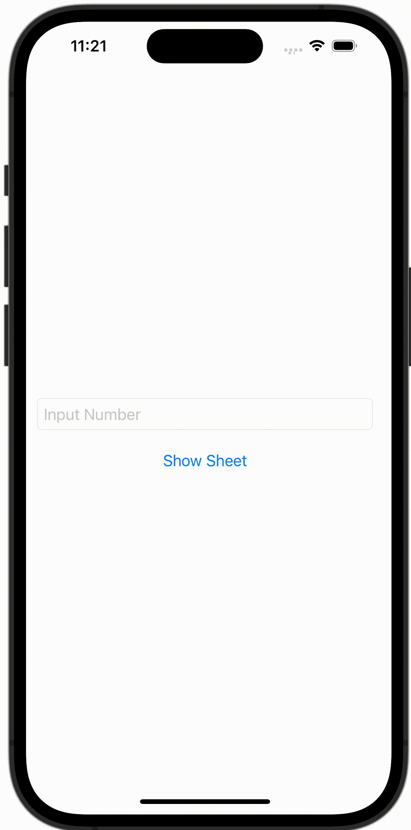 SwiftUIでアラートとシートを出し分ける
