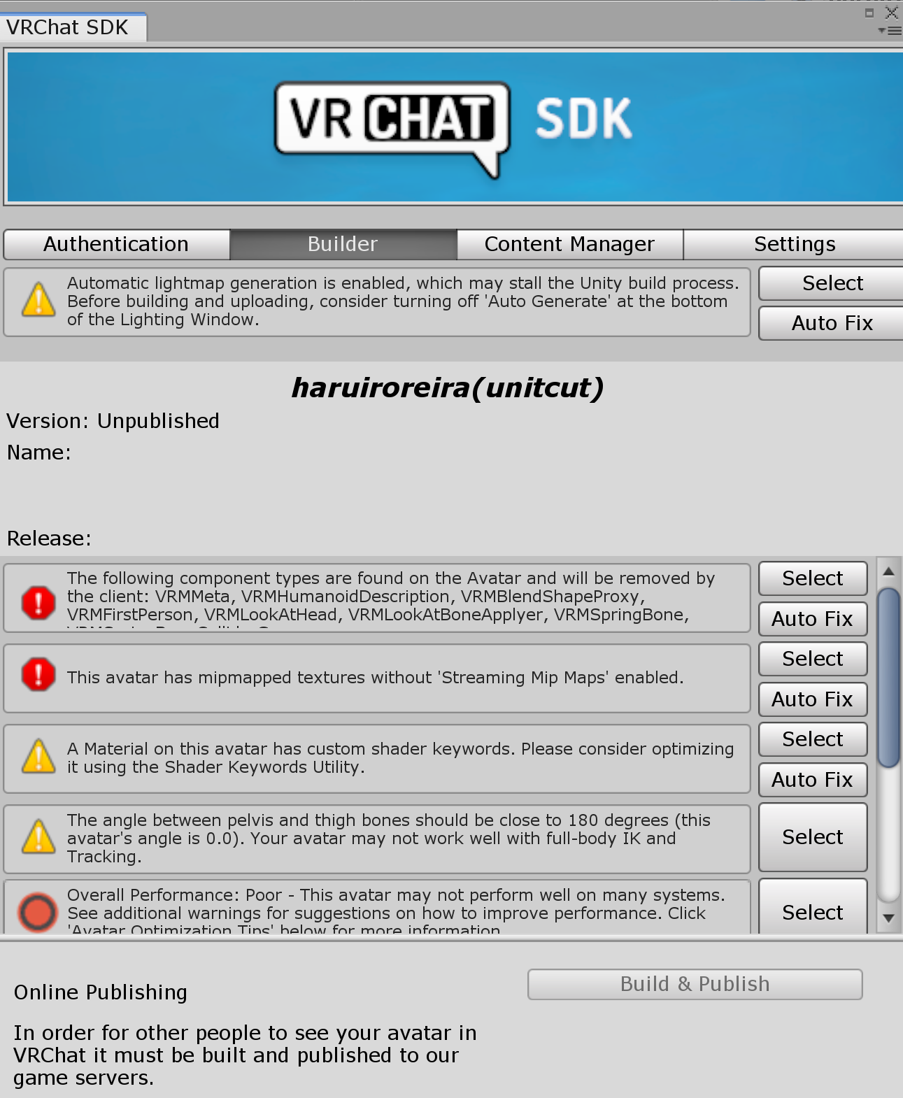 Vrchat開発メモ アバター編 Unity 2018 4 20f1 Vrcsdk2 Qiita