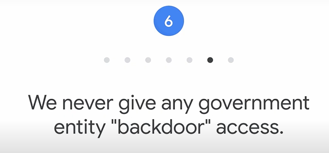 バックドアを許可しない
