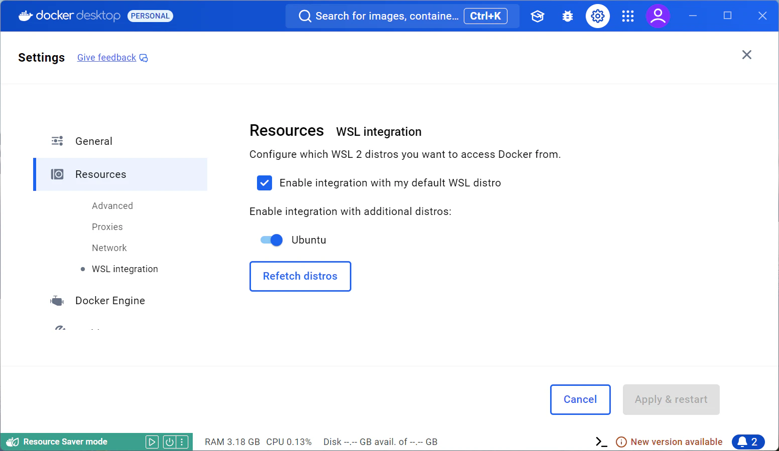 Docker Desktop