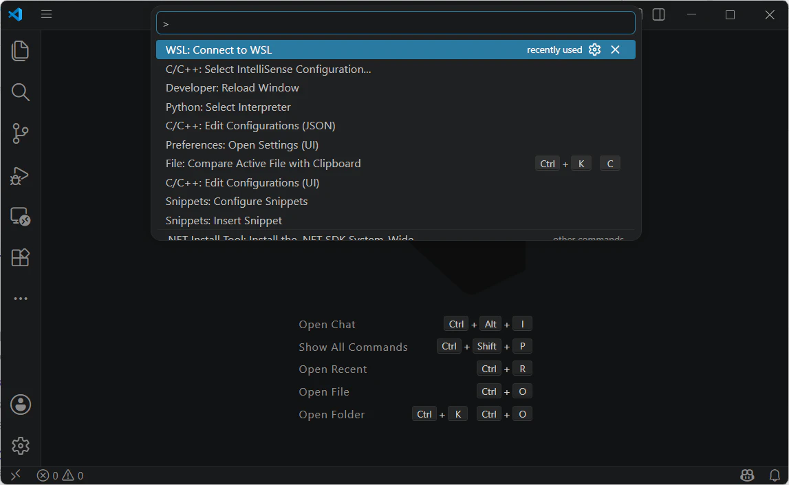 VS Code_Connect to WSL