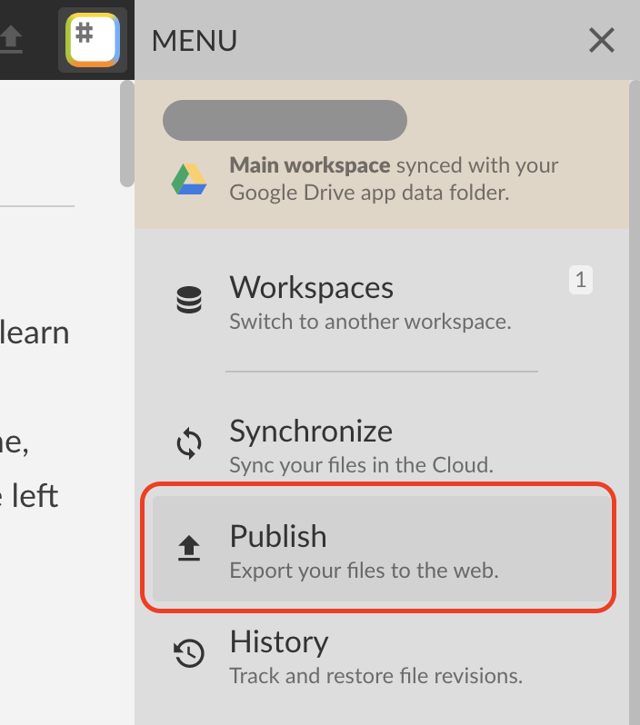 StackEditからPublish