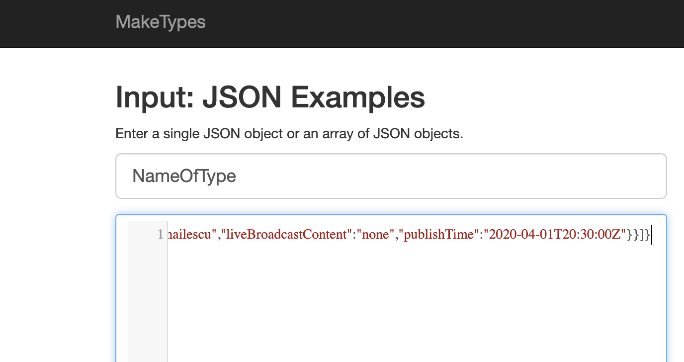 MakeTypeのスクショ