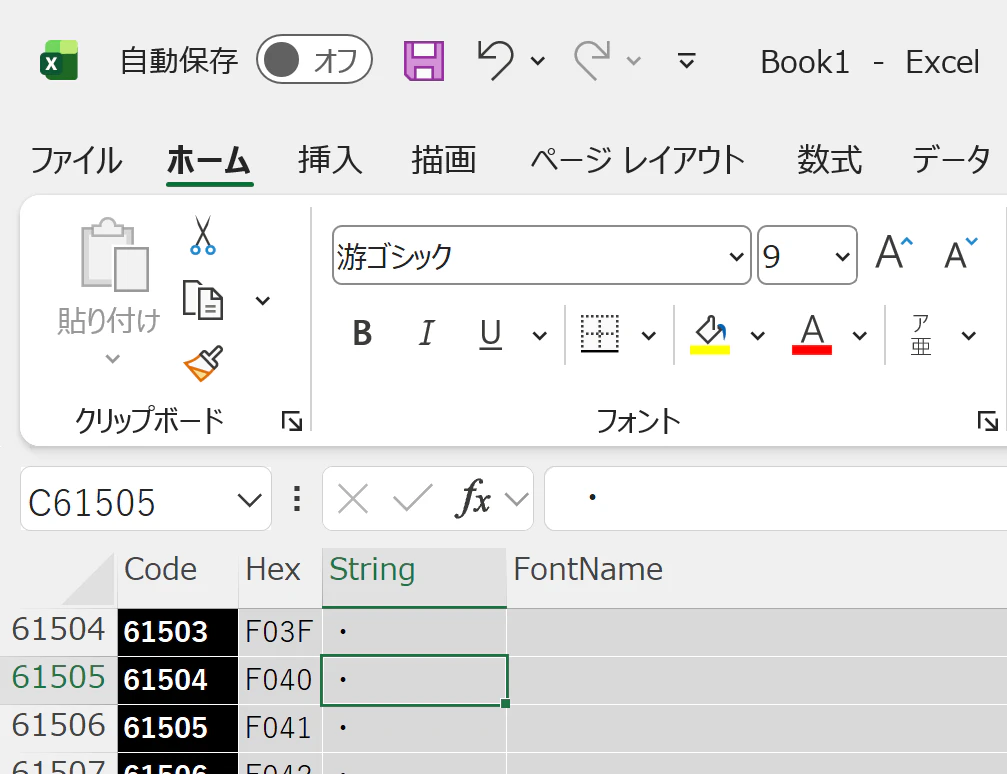 期待した動作