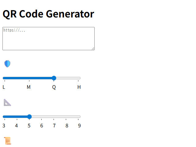 QRコードジェネレーター