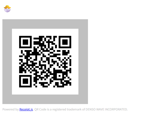 作成したQRコードジェネレーター