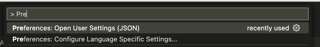 Open settings.json