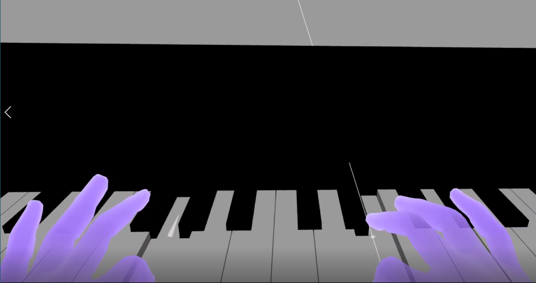 WebXR でピアノを弾く