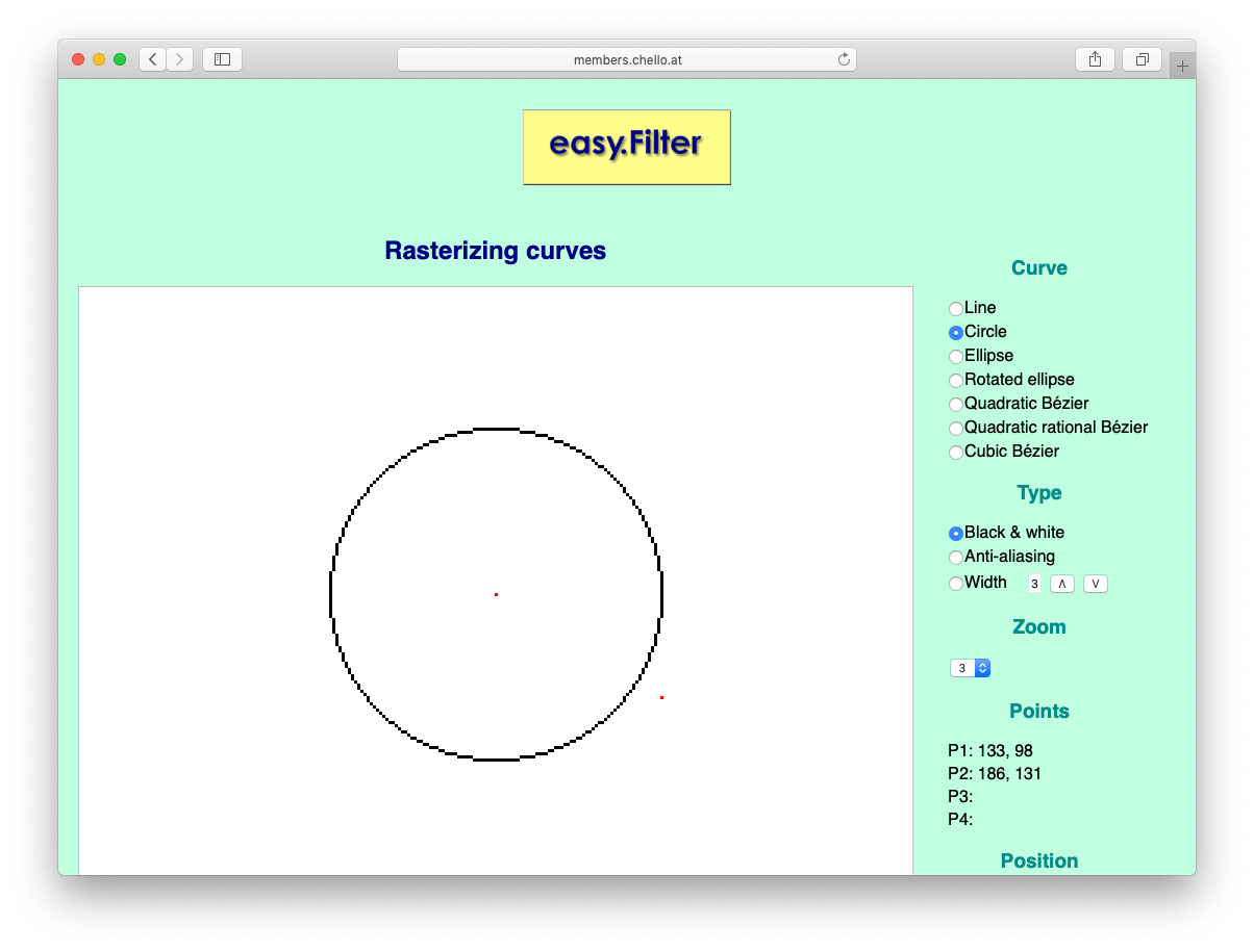 Bresenham’s line algorithmを使ったサービス