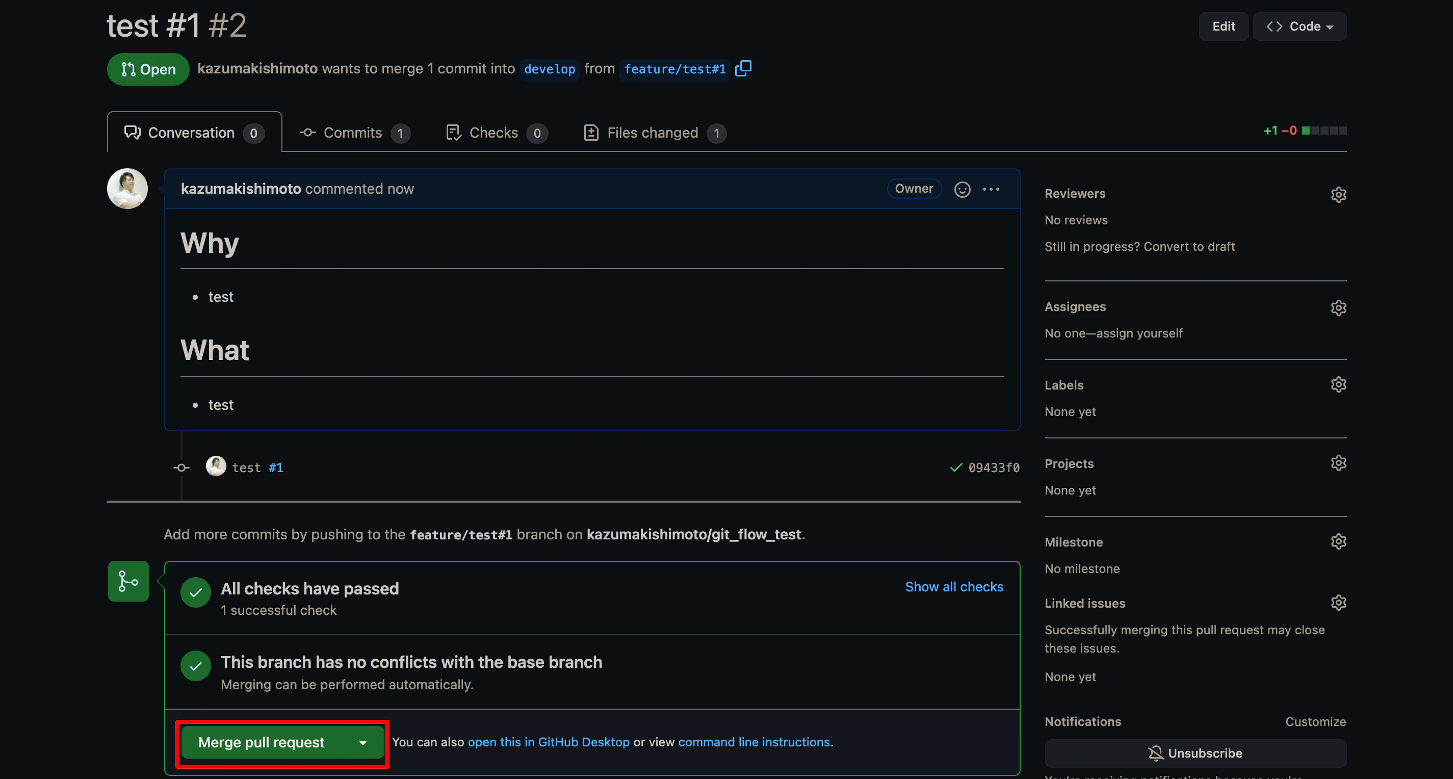 test #1 by kazumakishimoto · Pull Request #2 · kazumakishimoto_git_flow_test.png