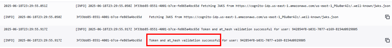 CloudWatchLogs画面