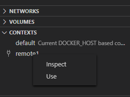 Docker Contextの選択