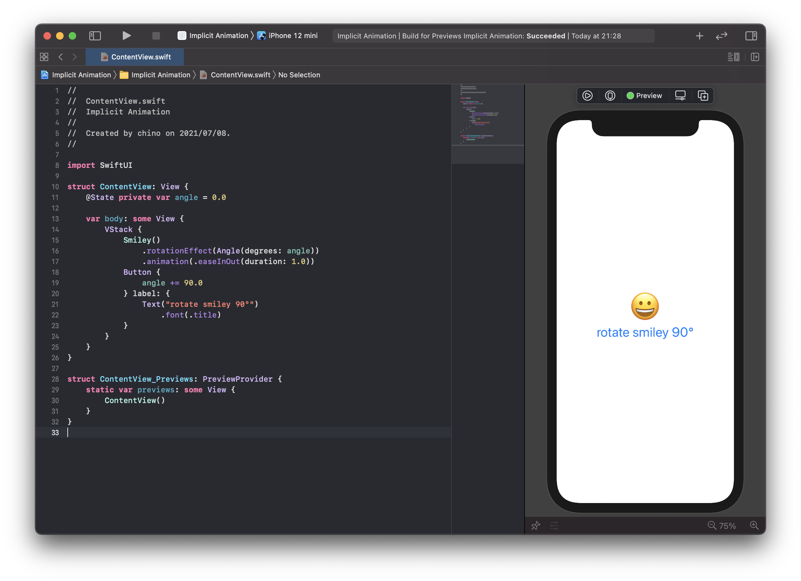 Swiftui この世でいちばんわかりやすいビューのアニメーション Qiita