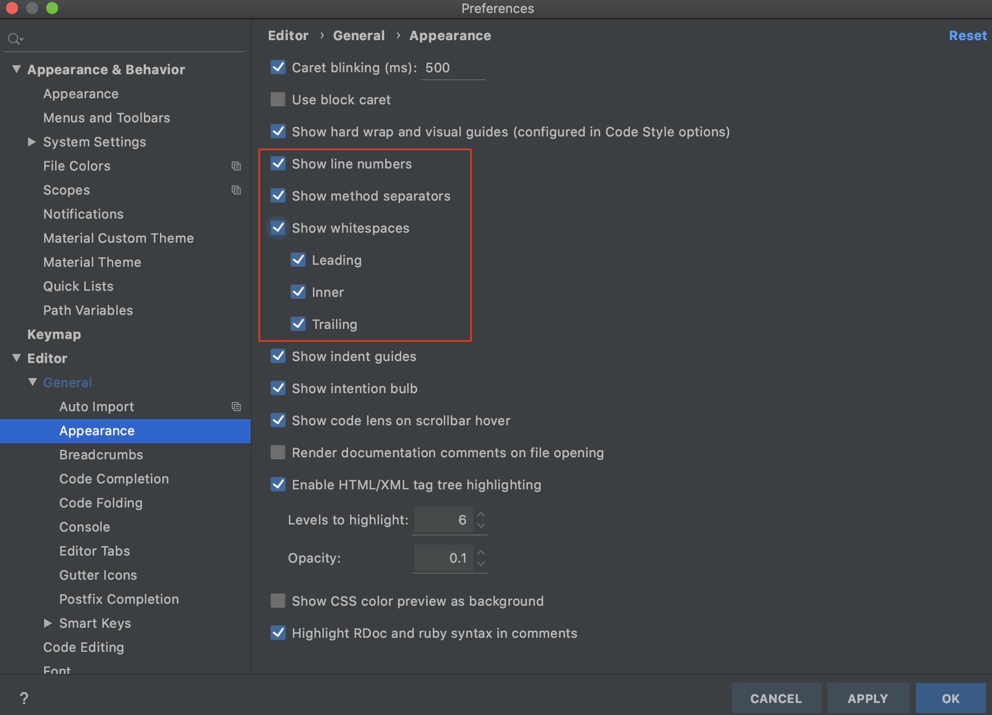 Preferences EditorGeneralAppearance.png