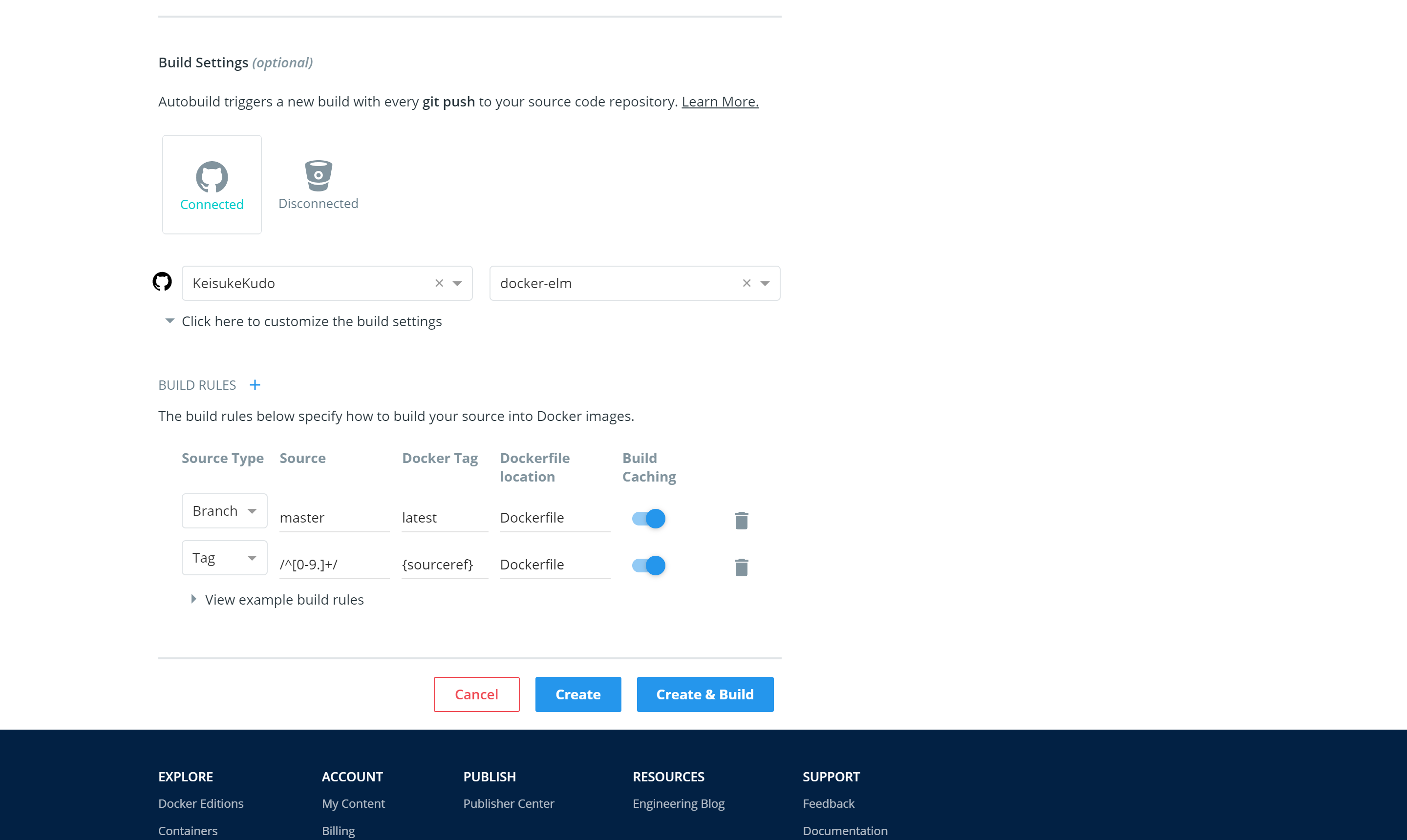 Docker Hubの自作イメージを自動アップデートしてリリースする Qiita