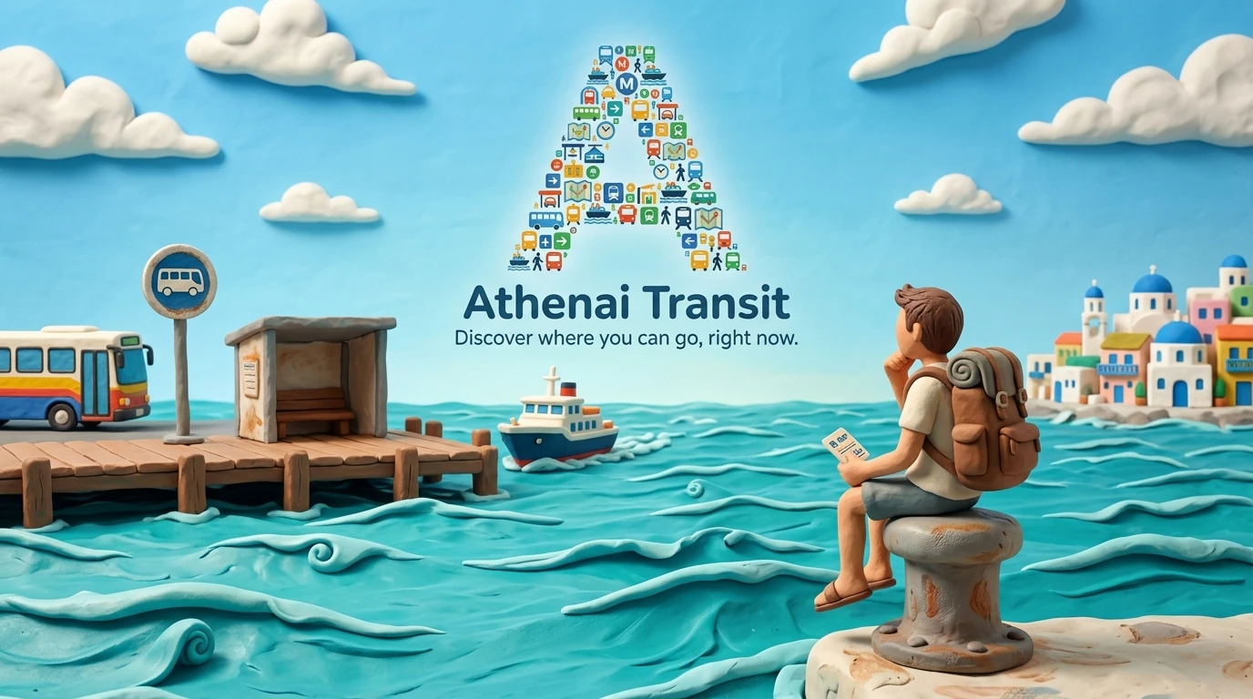 Athenai Transit - Discover where you can go, right now.