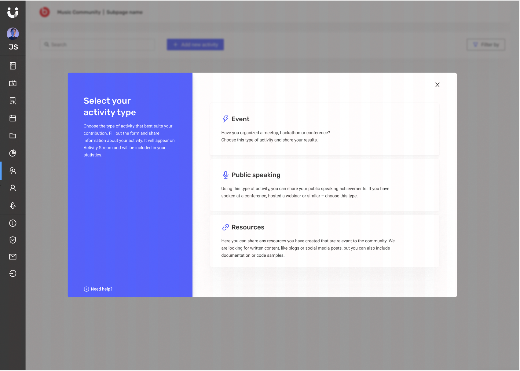 Engage developer advocates more, by giving them a clear directions to report their contributions.