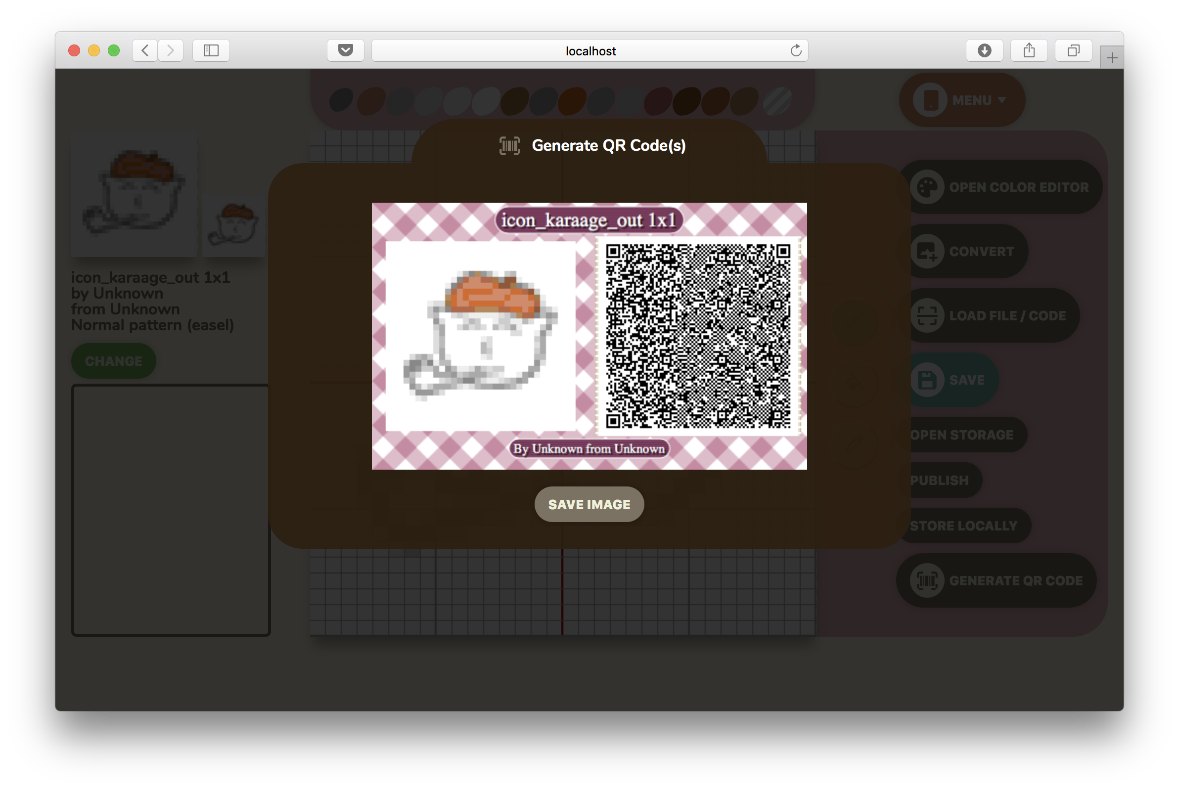 あつまれどうぶつの森 の高機能マイデザイン変換ツール Acnlpatterntool の使い方 Qiita あつまれどうぶつの森 の高機能マイデザイン変換ツール Acnlpatterntool の使い方 Qiita