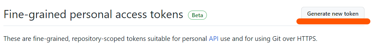 Generate new token