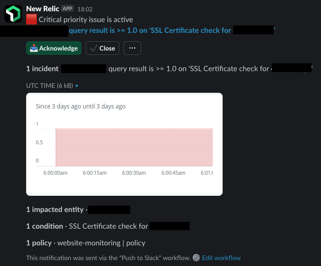 Slack通知サンプル