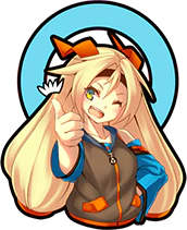 UnityChanがThumbsUpしている画像。 Unity公式サイトの画像、UnityChanがThumbsUpしている。