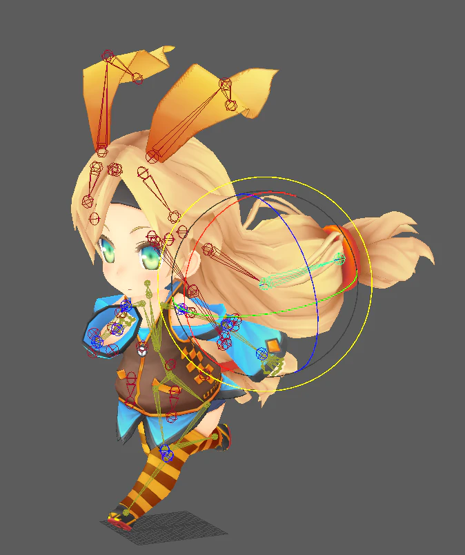 SDユニティちゃんポージング SDユニティちゃんポージング
