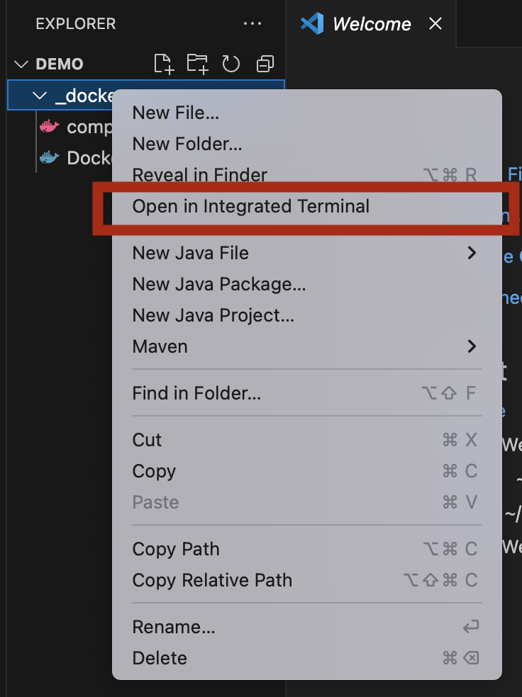 VSCode ターミナルで開く