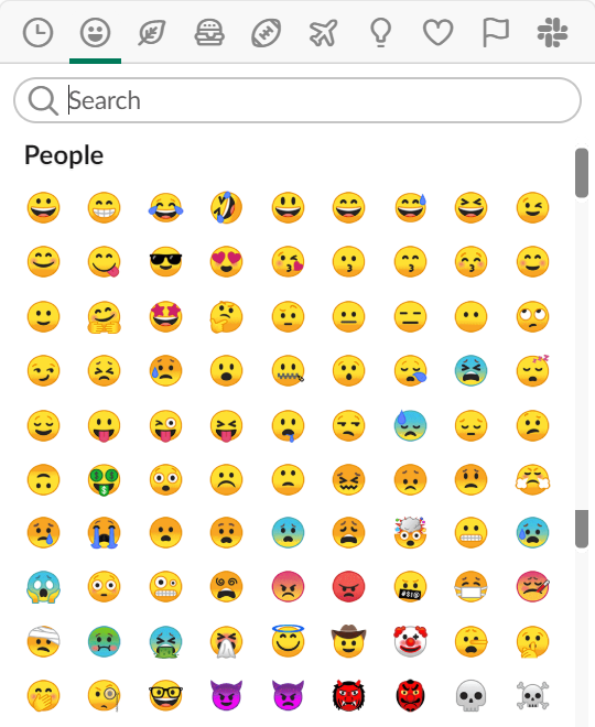 Slack の表情系絵文字 People Emoji まとめ Qiita