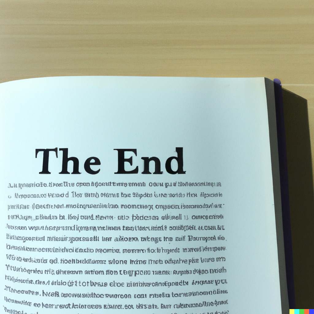 DALL·E 2023-02-20 10.42.31 - the end book.png