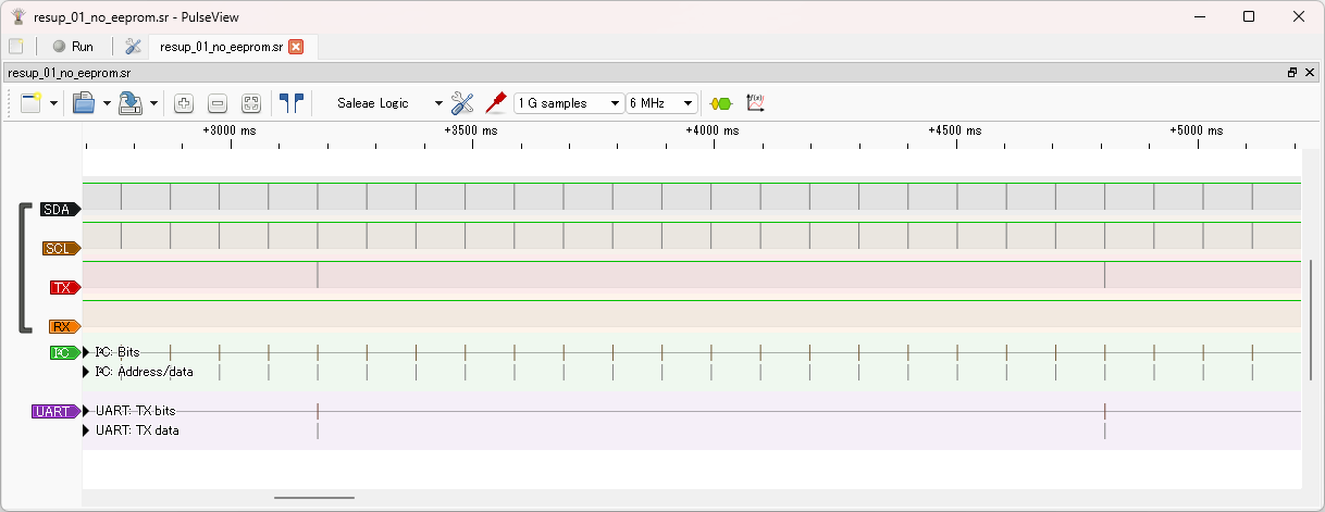PC !RESUP! 01 の実行の様子 2