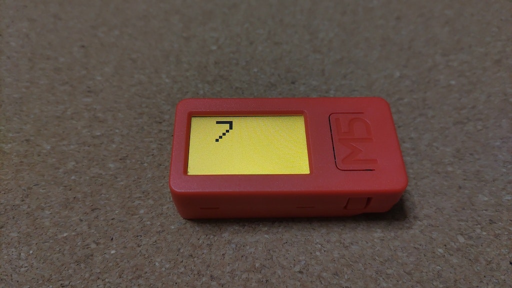 カウント画面 (オレンジ)