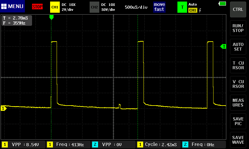 CAL INPT用回路 7セグ点灯 KAあり K3 ボタン3