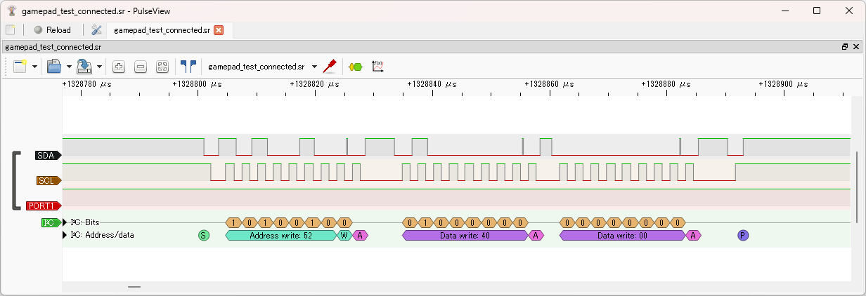 初期化の様子 1