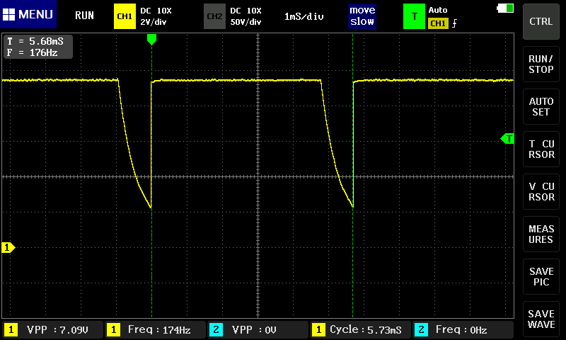 実行中 7セグ消灯 ボタンなし 広範囲