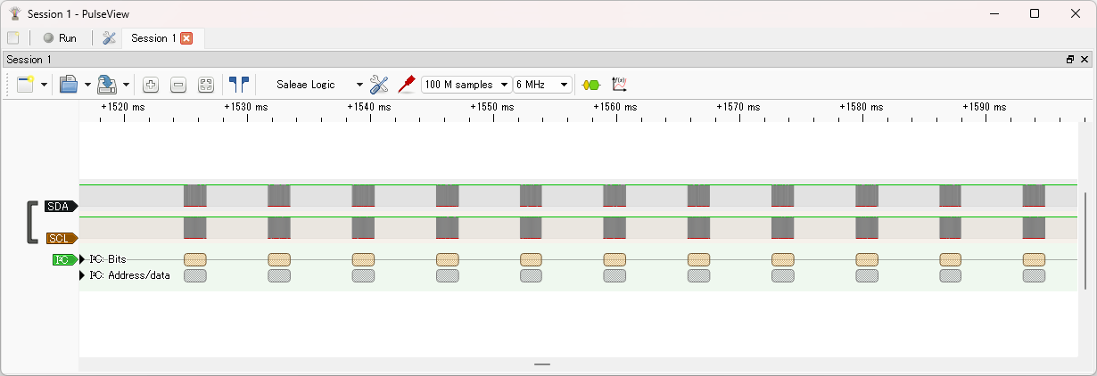 saveを実行する様子