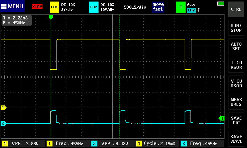 CAL INPT用回路により生成される入力 プログラム実行 スイッチ閉