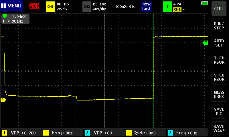 CAL INPT用回路 7セグ消灯 K3 ボタン1
