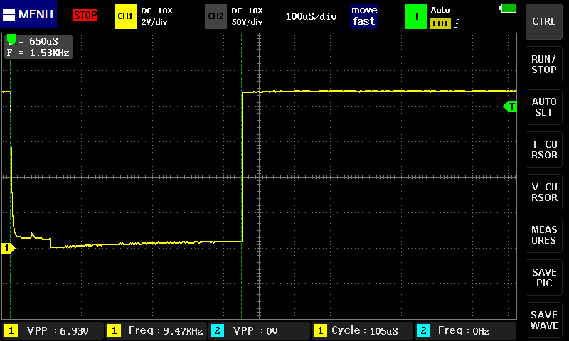 CAL INPT用回路 7セグ消灯 K3 ボタン3