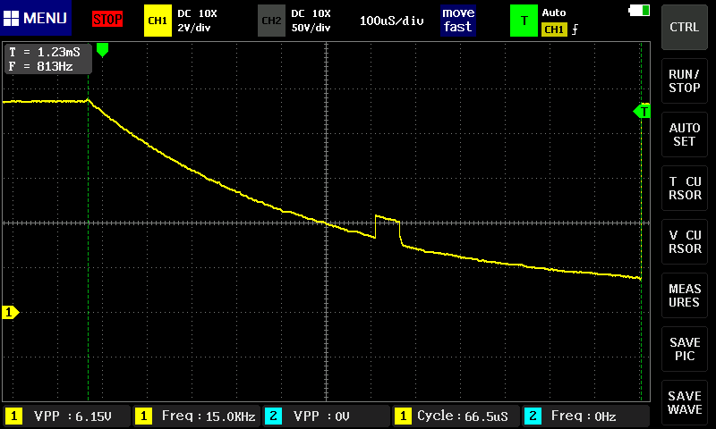 実行中 7セグ消灯 ボタン0