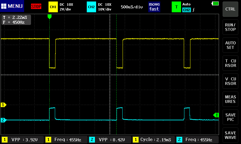 CAL INPT用回路により生成される入力 プログラム実行 スイッチ開