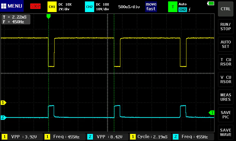 CAL INPT用回路により生成される入力 プログラム実行 スイッチ開