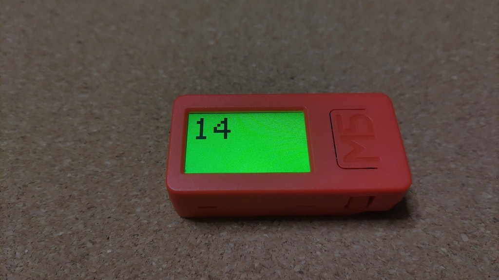 カウント画面 (緑)