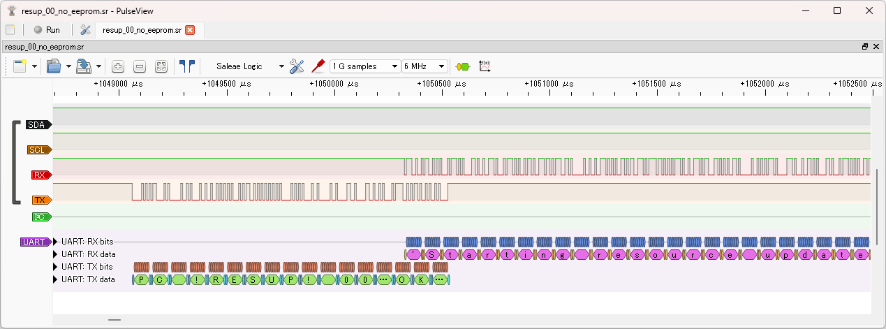 PC !RESUP! 00 の動作 1