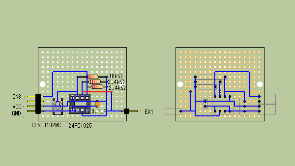 EEPROMモジュール 配線図
