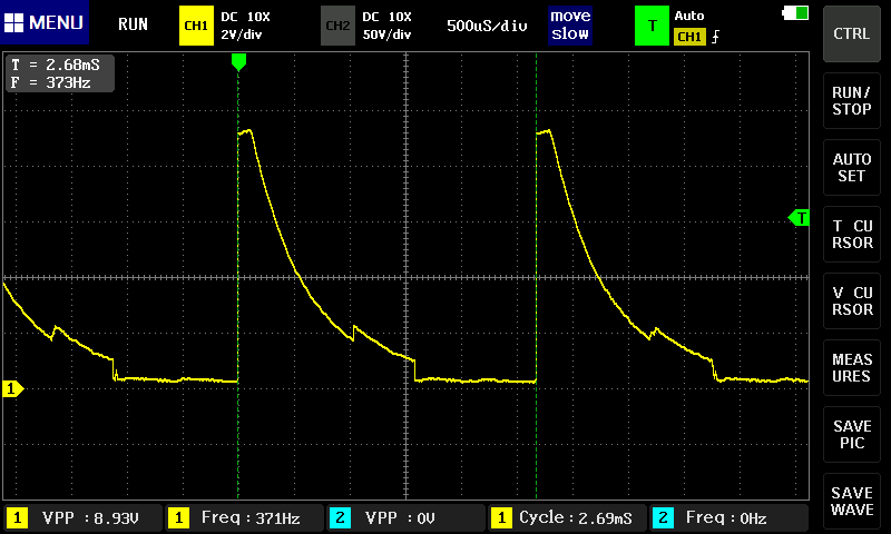 プログラム非実行時 K3 ボタン2