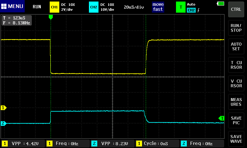 CAL INPT用回路により生成される入力 プログラム非実行