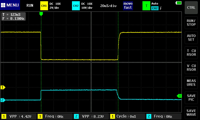 CAL INPT用回路により生成される入力 プログラム非実行